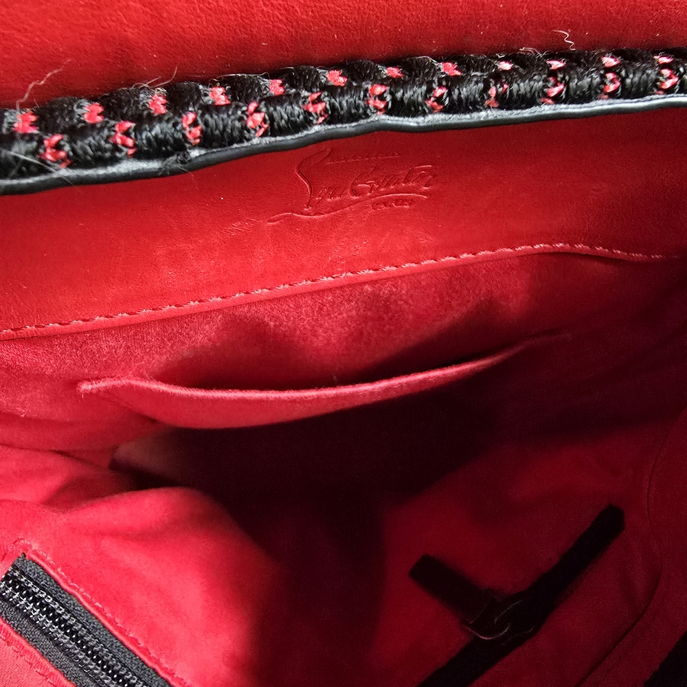 Christian Louboutin Explorafunk Spiked Black Backpack - Picture 7 of 8